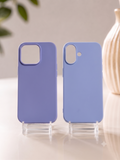 Minimalist Pastel Mor Silikon Telefon Kılıfı